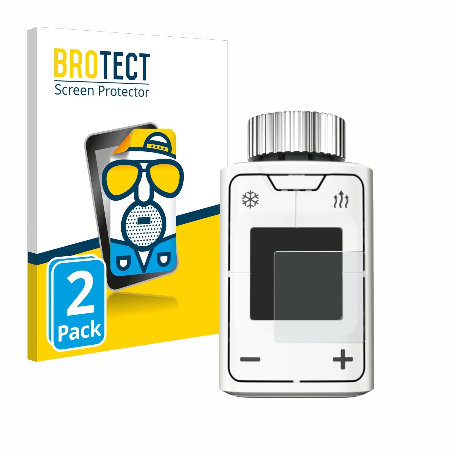 BROTECT Entspiegelungs-Schutzfolie AVM FRITZ!DECT 302 Matte Display, Anti-Reflex, Anti-Fingerprint (2 Stück)